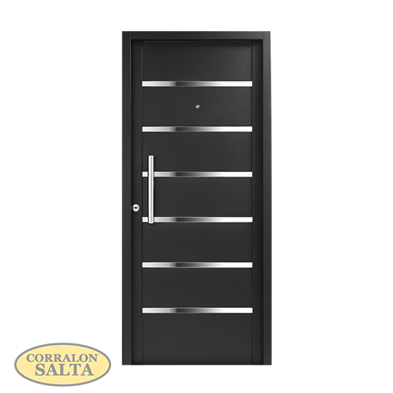 Puerta de Acero Inyectada Galvanizada Mod. G780 - Corralón Salta