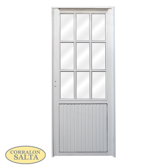 Lijadoras Vendedor paquete Puerta de Aluminio 3/4 Vidrio Repartido - Corralón Salta